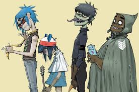 Doyathing Official Video Gorillaz Featuring Andre 3000 And James Murphy Gorillaz James Murphy Andre 3000 S Converse Track The Story Behind The Song Gorillaz Gorillaz Albums Jamie Hewlett Art