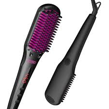 Buy TYMO Ionic Hair Straightener Brush - Enhanced Ionic Straightening Brush  in Pakistan | WaooMart