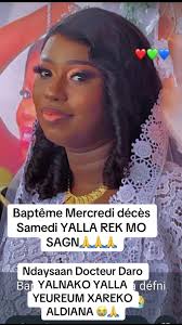 Docteur Daro Gaye decedee#medicine #senegalaise_tik_tok #triste