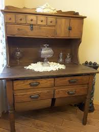 Possum Belly Bakers Doughboy Cupboard Primitive Two Pieces Pine 1800s Antique Kitchen Vintage Appliances Furniture