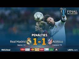 Жеребьевки полуфинала лиги чемпионов 2014/2015. Real Madrid 1 1 Atletiko Madrid 5 4 Po Penalti Final Lch 2016 Obzor Hd Youtube