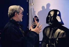 Star wars creator george lucas once said in an interview that a teen love story for anakin skywalker and padme amidala would have been more marketable, according to an excerpt from a 1999 edition of empire magazine. Star Wars Throwback Photos Feature George Lucas And Hayden Christensen Wearing The Darth Vader Costume Geektyrant
