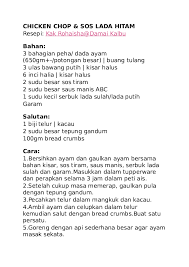 The origins of chop suey. Doc Chicken Chop Sos Lada Hitam Atisha Isa Academia Edu