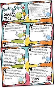 Back To School Drama Circle My Kids Love This Activity Drama Activities Teaching Drama Drama Ideas