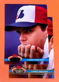 LARRY WALKER 1991 Stadium Club *ERROR* Card