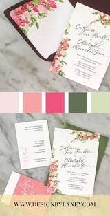 Bougainvillea Flowers Wedding Invitation Etsy Flower Wedding Invitation Pink Wedding Invitations Wedding Invitations