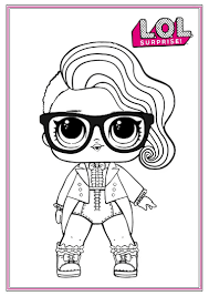 Kukly Lol Syurpriz Unicorn Coloring Pages Lol Dolls Coloring Pages