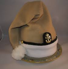 Navy Chief Petty Officer Khaki Santa Hat In Darnbunnies Shop On Etsy Com Navy Chief Navy Chief Petty Officer Chief Petty Officer