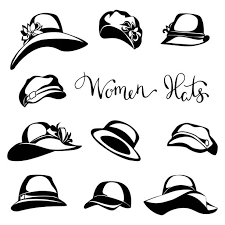 Google Image Result For Https Media Istockphoto Com Vectors Set Of Hats Vector Id924012074 K 6 M 924012074 S 61 Free Vector Art Black Color Images Vector Art
