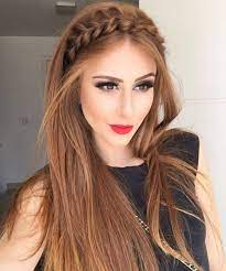 Gorgeous Braided Rope Headband Long Hairstyles 2017 2018 For Fine Hair Penteados Com Tranca Penteados Ideias De Cabelo