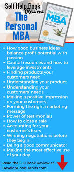 Personal Mba Book Review Is This Book Really As Valuable As An Mba Success Books Business Books Books For Self Improvement