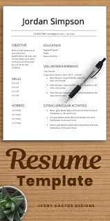 First Cv Template Resume Teenagers No Experience High School Student Resume One Page Resume Template Word Teens First Job Jordan Student Resume First Resume Resume Template
