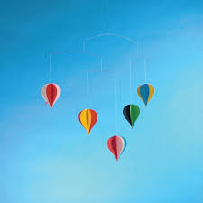Mobile Montgolfiere Montgolfiere Decoration Enfant Mobile