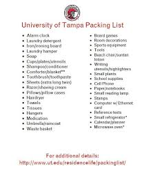 Need Help Packing For Your First Day We Are Here To Help Collegepackinglist Universityoftampa University Of Tampa College Packing Lists College Information