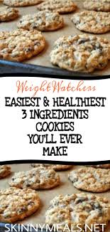 Easiest And Healthiest 3 Ingredients Cookies You Ll Ever Make Recette Sans Sucre Nourriture Recette