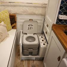 Two pack toilet bowl light motion operated led safe boat caravan vw camper van, uk company better model better performance see picture. 11 Camper Vans With Bathrooms Toilet Shower Inspiration For Off Grid Living Bearfoot Theory