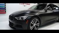 BMW 340I Wrapped in 3M Satin Black