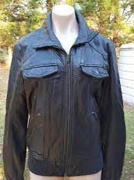 Leather Unisex Industrie Zip Front Pockets Etsy Vintage Jacket Jackets Unisex Fashion