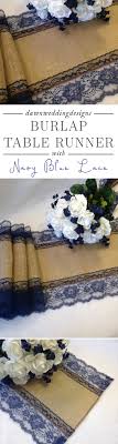 Each faux burlap table runner from cv linens features a serged edge. Burlap Table Runner Navy Dark Blue Lace Wedding Table Etsy Table Runners Wedding Lace Table Runner Wedding Rustic Wedding Decor