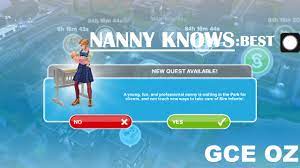 Baby Steps Nanny Knows Best Quest The Sims Freeplay Youtube