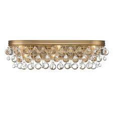 Bathroom vanity lights are the important item you must add into your bathroom. Crystorama Calypso 6 Light Vibrant Gold Vanity Light