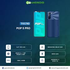 Tecno Pop 5 Pro - Specs, Price, Review ...