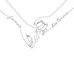 Couples pinky promise phone case set. Custom Pinky Promise Print Holding Hands Line Art Etsy Matching Best Friend Tattoos Name Drawings Minimal Drawings