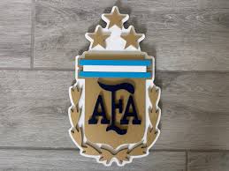 木製のアルゼンチン代表チームの紋章サッカー フットボール フットボール エンブレム ロゴワールドカップ CONCACAF UEFA コパ アメリカ  CAF OFC AFC - Etsy 日本