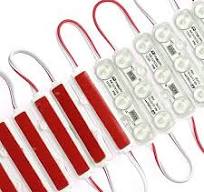 Módulo LED rojo, 50 unidades, cadena DC12V, 1.2 W, luz decorativa para  letreros publicitarios de letras con cinta adhesiva en la parte trasera ...