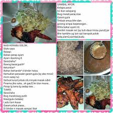 1 senduk nasi penuh cili kisar. Pin By Siti Khairunnisa On Recipe Malaysian Food Food Recipes