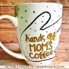 Give her some space so she can drink it in peace, too! Handmade Mother S Day Coffee Mug Hands Off Mom S Coffee