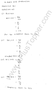 ml aggarwal icse solutions for class 6 maths chapter 8 ratio and proportion a plus topper
