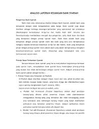 Analisis Laporan Keuangan Bank Syariah