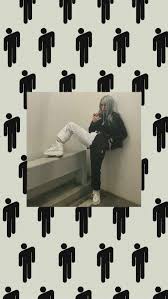 Billie Eilish Logo Wallpaper Black And White Billie Eilish Logo Aesthetic Black And White Wallpaper In 2020 Billie Billie Eilish Black Aesthetic