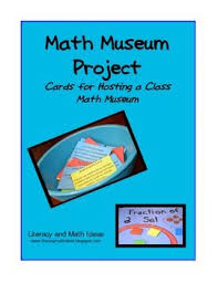 Math Museum Project Cards Math Math Projects Math Assessment