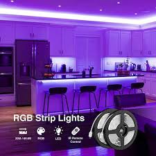 50ft Rgb Led Strip Lights Kit 5050 Rgb Led Rope Lights With 24v Power Supply Onforuleds