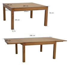 Bienvenue dans la rubrique table extensible et modulable. Table Repas Carree Extensible Hevea 140 240cm Olga Tables A Manger Pier Import