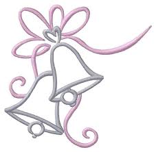 Wedding Bells Embroidery Design Machine Embroidery Projects Machine Embroidery Patterns Machine Embroidery Designs