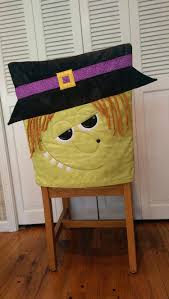 Witch Chair Cover By Ryerson Annette Fall Halloween Crafts Felt Halloween Halloween Projects
