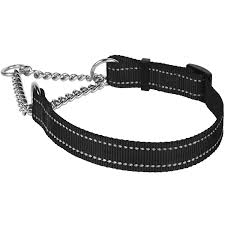 You also need to take fur length into account. Martingale Dog Collar Adjustable Nylon Pet Choke Collars Training Stainless Steel Chain For Medium Dogs Black Walmart Com Walmart Com