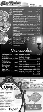 Restaurant Le Boulevard Chez Karine Menu In Saint Georges Quebec