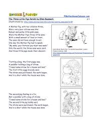 Online coloring is easy to play and so much fun. Poems The Three Little Pigs Eb Copy 3 Mother Goose Caboose