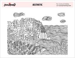 Coloring pages simpsons page free printable sheets aesthetic s. Kostenlose Asthetische Malvorlagen Die Als Wandkunst Dienen Konnen Spass Spiele