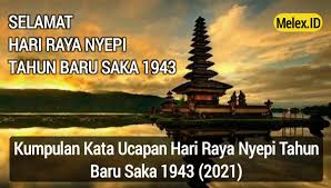 Di tahun 2021 ini, hari raya nyepi jatuh pada 14 maret 2021. Kata Blog Gambar Ucapan Nyepi 1942