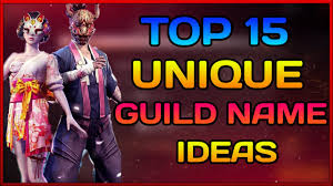 Freefire Guild Name Ideas Free Fire Unique Guild Name Ideas Best Guild Name Ideas Galaxy Gaming Youtube