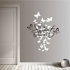Wandtattoo 379 Home Sweet Home Mit Falterschwarm 2 Farbig Grosse Ca 71 X 58 Cm Wandtattoo Inkl Ubertragungsfolie Haus Deko Wandtattoo Wandtattoos