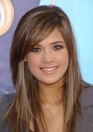 Long side bangs on straight hair are a great choice for women, who are used to keeping their straight locks neat. Hairstyle Long With Swept Bangs Long Straight Layered Hairstyles With Side Swept Bangs Hair Styles Oval Face Hairstyles Side Bangs Hairstyles