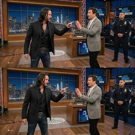 Keanu Reeves refuses Will Smith's handshake on live TV