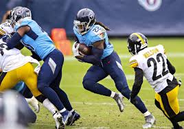Derrick henry rushes for 147 yards in win over detroit. Robert Spillane S Grown Up Play On Derrick Henry Didn T Shock The Steelers Pittsburgh Post Gazette