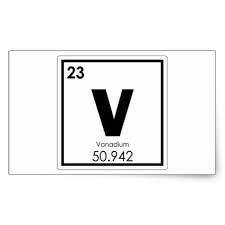 Vanadium Chemical Element Symbol Chemistry Formula Rectangular Sticker Zazzle Com In 2020 Element Symbols Symbols Stickers Custom